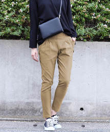 ZOZOTOWN限定新色追加◇美脚シルエット◇快適フィット ストレッチテーパードパンツ