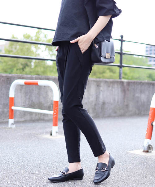 reca（レカ）の「ZOZOTOWN限定新色追加◇美脚シルエット◇快適フィット ストレッチテーパードパンツ（その他パンツ・レディース・ホワイト/ベージュ/ネイビー/ブラック/カーキ/オレンジ系その他・M/L/LL）」の12枚目の写真