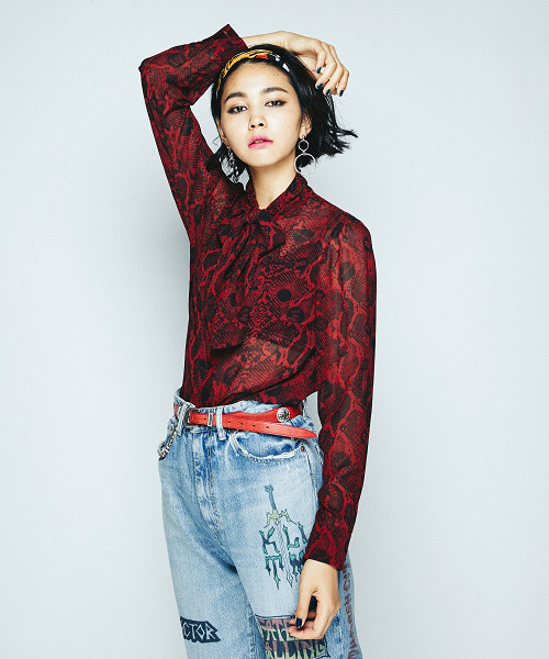 HYSTERIC GLAMOUR（ヒステリックグラマー）の「SNAKE総柄 ボウタイ 