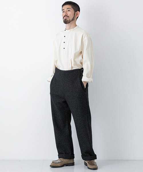 かぐれ（カグレ）の「BRAIN　grandpa shirts（シャツ/ブラウス・メンズ・インディゴブルー/ナチュラル・4/3）」の14枚目の写真