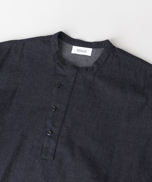 かぐれ（カグレ）の「BRAIN　grandpa shirts（シャツ/ブラウス・メンズ・インディゴブルー/ナチュラル・4/3）」の12枚目の写真