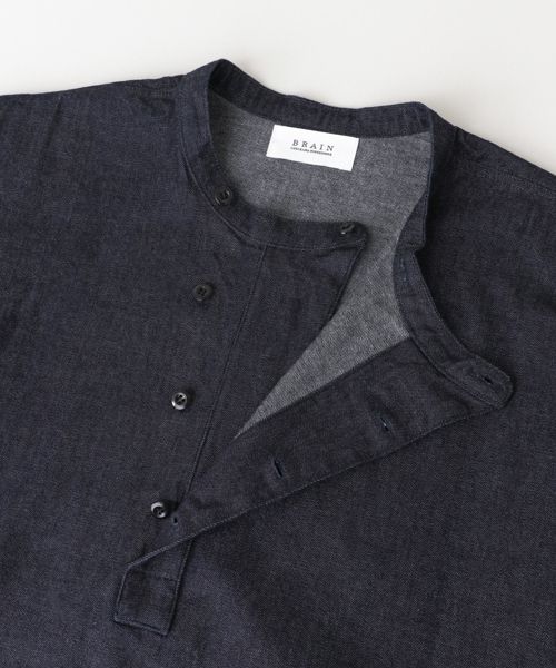 かぐれ（カグレ）の「BRAIN　grandpa shirts（シャツ/ブラウス・メンズ・インディゴブルー/ナチュラル・4/3）」の19枚目の写真