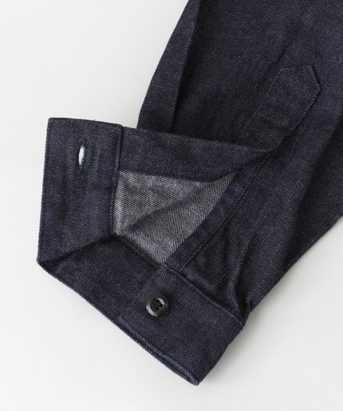 かぐれ（カグレ）の「BRAIN　grandpa shirts（シャツ/ブラウス・メンズ・インディゴブルー/ナチュラル・4/3）」の15枚目の写真