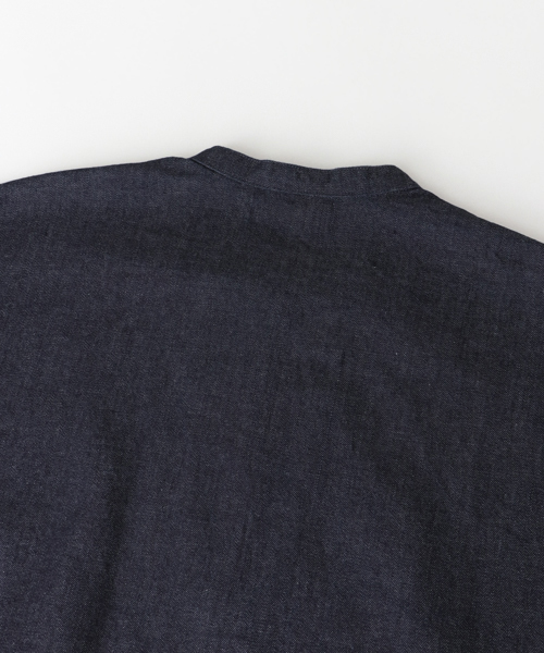 かぐれ（カグレ）の「BRAIN　grandpa shirts（シャツ/ブラウス・メンズ・インディゴブルー/ナチュラル・4/3）」の20枚目の写真