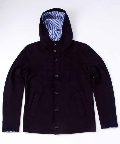 BEAUTY&YOUTH UNITED ARROWS(ビューティーアンドユースユナイテッドアローズ)の「BY ∴ カット レイズドネック フーデッドブルゾン◆(ブルゾン・メンズ・グレー/ネイビー/Brick ・SMALL/MEDIUM/LARGE/X-LARGE)」の9枚目の写真