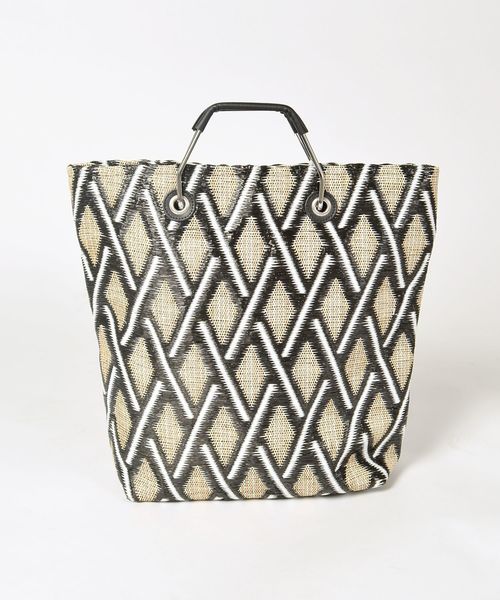 CONTROL FREAK / CTFK（コントロールフリーク）の「【WEB限定】control freak:メタルハンドルシートバッグ ◇◇（トートバッグ・レディース・ブラック/ブルー・ONE SIZE）」の6枚目の写真