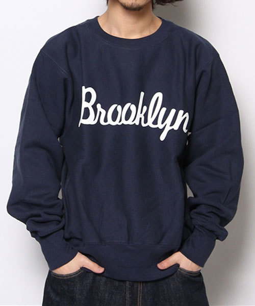 BEN DAVIS/PROJECT LINE（ベンデイビスプロジェクトライン）の「"BROOKLYN" SWEAT（スウェット・メンズ・ネイビー/ベージュ/ホワイト・MEDIUM/SMALL/LARGE/X-LARGE/3L）」の3枚目の写真