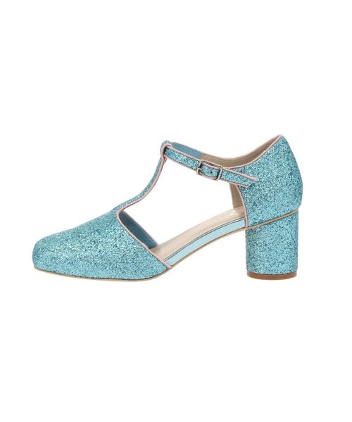 merry jenny（メリージェニー）の「グリッターＴストラップシューズ（パンプス・レディース・ゴールド/シルバー/ブルー・LARGE/MEDIUM）」の16枚目の写真