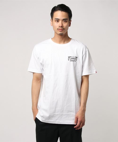 ELEMENT（エレメント）の「ELEMENT メンズ ZAP SS Ｔシャツ（Tシャツ/カットソー・メンズ・ブラック/ピンク/ホワイト・MEDIUM/LARGE/X-LARGE）」の2枚目の写真