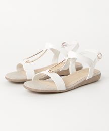 NUOVO ヌオーヴォ フィットサンダル O-RING FLAT 2 NE50048 WHITE