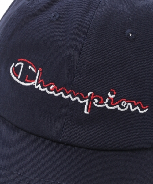 Champion(チャンピオン)の「【Champion(チャンピオン)】アウトラインシャドー刺繍キャップ(キャップ・メンズ・ライトベージュ/ネイビー・FREE)」の9枚目の写真
