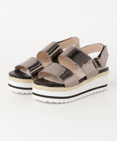 ORiental TRaffic（オリエンタルトラフィック）の「春夏★厚底サンダル★8231（サンダル・レディース・ホワイト/ブラック/ガンメタ・M/3L/L/LL/SS/S）」の12枚目の写真