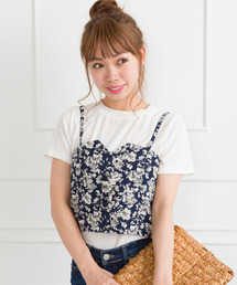 Swankiss スワンキス ビスチェ 花柄 マーガレット Swankiss スワンキス ビスチェ 花柄 マーガレット