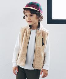 green label relaxing | 【キッズ】リョウメン ボア ジップ ベスト(ベスト)