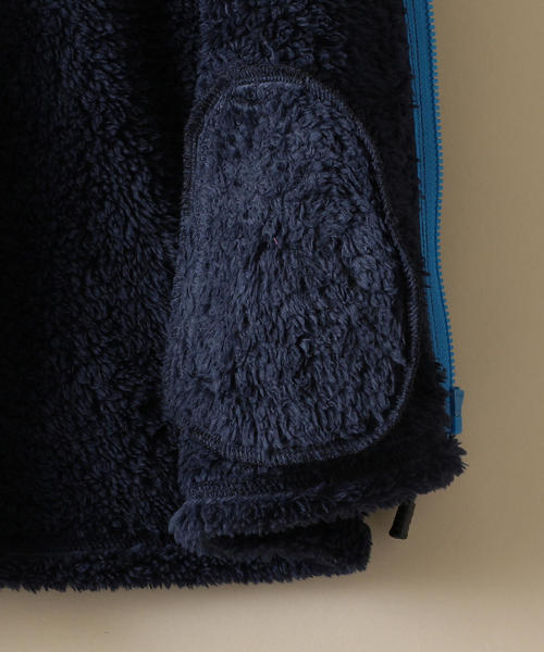 green label relaxing(グリーンレーベルリラクシング)の「【キッズ】リョウメン ボア ジップ ベスト(ベスト・キッズ・パープル/ベージュ/ネイビー・105/115/95/125/135)」の5枚目の写真