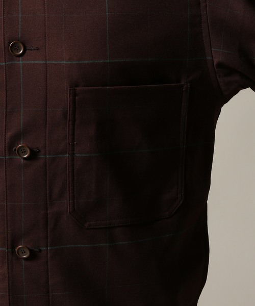JOURNAL STANDARD(ジャーナルスタンダード)の「WASHABLE ウィンドペン K-FIELDシャツジャケット#(ブルゾン・メンズ・キャメル/グリーン/ネイビー/ボルドー・SMALL/MEDIUM/LARGE)」の12枚目の写真