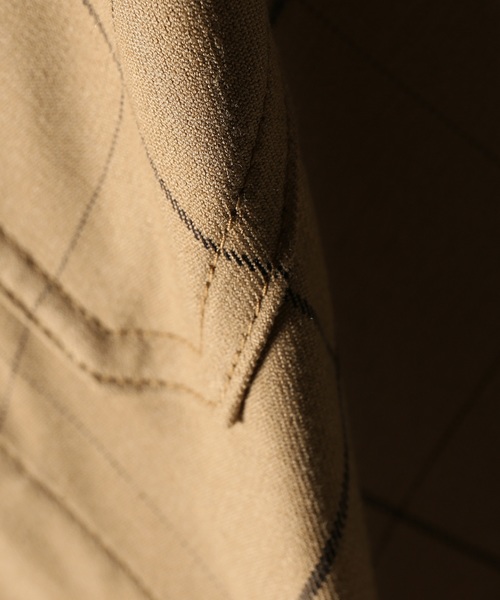 JOURNAL STANDARD(ジャーナルスタンダード)の「WASHABLE ウィンドペン K-FIELDシャツジャケット#(ブルゾン・メンズ・キャメル/グリーン/ネイビー/ボルドー・SMALL/MEDIUM/LARGE)」の15枚目の写真