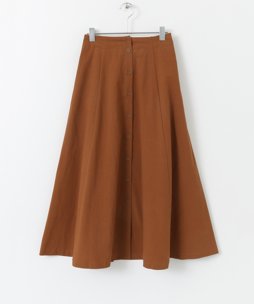 ITEMS URBANRESEARCH（アイテムズ アーバンリサーチ）の「マエボタンフレアスカート（スカート・レディース・ブラック/ベージュ/ブラウン・FREE）」の14枚目の写真