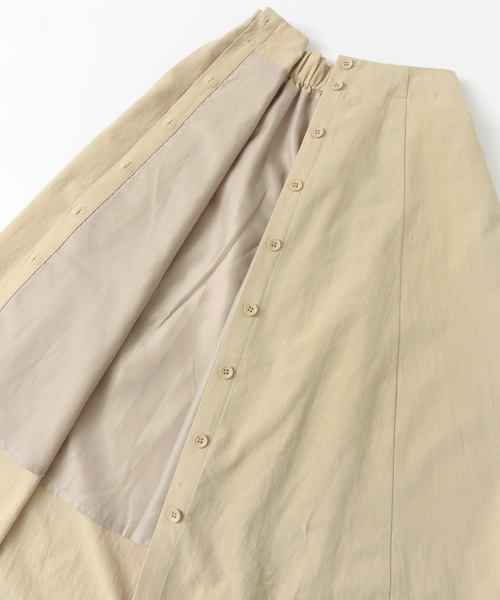 ITEMS URBANRESEARCH（アイテムズ アーバンリサーチ）の「マエボタンフレアスカート（スカート・レディース・ブラック/ベージュ/ブラウン・FREE）」の17枚目の写真