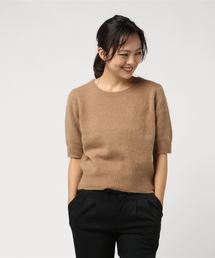 Banner Barrett | RACOON SHORT SLEEVE PULLOVER/ラクーン5分袖ニット(ニット/セーター)