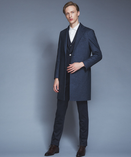 ABAHOUSE（アバハウス）の「【Recency of Mine/セットアップ対応】ウールモクロディジレ（ベスト・メンズ・チャコールグレー/ネイビー・46/48/50）」の20枚目の写真