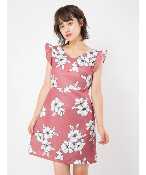 Cecil Mcbee セシルマクビー の エッシング花柄ワンピース ワンピース Wear