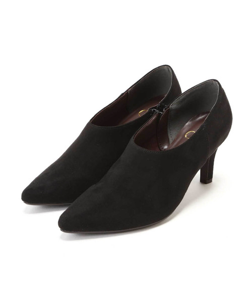 N.（N. Natural Beauty Basic）（エヌエヌナチュラルビューティーベーシック）の「Ｖカットシューティー（ブーティ・レディース・ブラック/グレー系その他/ブラウン・LARGE/MEDIUM/SMALL）」の2枚目の写真