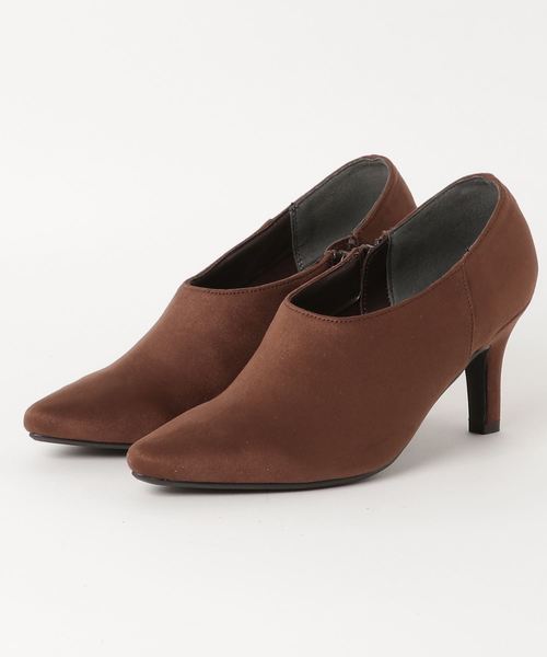 N.（N. Natural Beauty Basic）（エヌエヌナチュラルビューティーベーシック）の「Ｖカットシューティー（ブーティ・レディース・ブラック/グレー系その他/ブラウン・LARGE/MEDIUM/SMALL）」の8枚目の写真