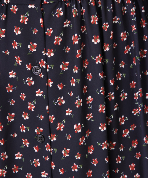 LOWRYS FARM（ローリーズファーム）の「ハナガラスタンドワンピース　812313（ワンピース・レディース・ブラック/ネイビー/イエロー・MEDIUM/LARGE）」の14枚目の写真