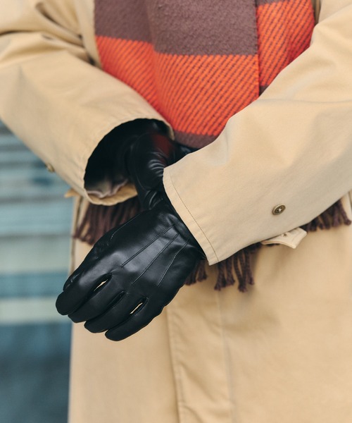 DENTS(デンツ)の「DENTS / シープレザー アンライニング グローブ(手袋・メンズ・ブラック/ネイビー/ブラウン・7inch/7.5inch/8inch)」の14枚目の写真