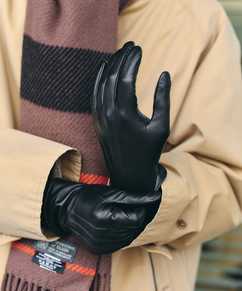 DENTS(デンツ)の「DENTS / シープレザー アンライニング グローブ(手袋・メンズ・ブラック/ネイビー/ブラウン・7inch/7.5inch/8inch)」の15枚目の写真