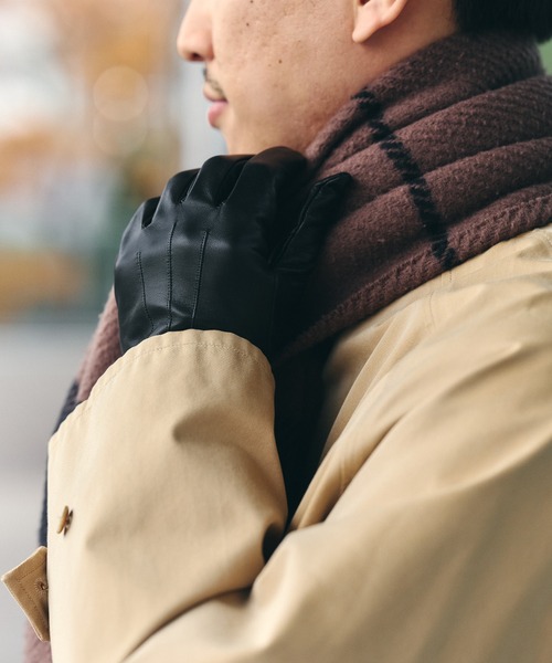 DENTS(デンツ)の「DENTS / シープレザー アンライニング グローブ(手袋・メンズ・ブラック/ネイビー/ブラウン・7inch/7.5inch/8inch)」の16枚目の写真