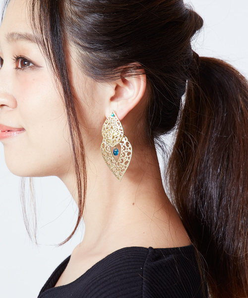 チャイハネ（チャイハネ）の「【チャイハネ】マラティピアス（ピアス（両耳用）・レディース・シルバー/ゴールド・FREE）」の7枚目の写真