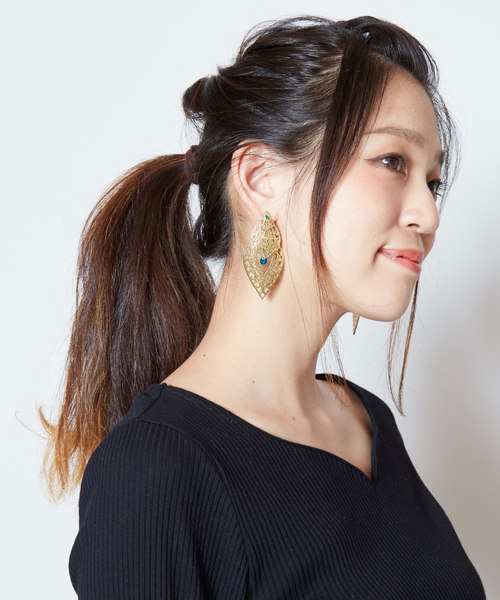 チャイハネ（チャイハネ）の「【チャイハネ】マラティピアス（ピアス（両耳用）・レディース・シルバー/ゴールド・FREE）」の8枚目の写真