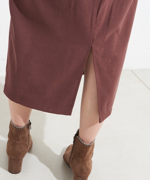 natural couture(ナチュラルクチュール)の「多釦ロングゆるタイト(スカート・レディース・ブラック/グレー系その他/ブラウン/ネイビー/ピンク・FREE)」の22枚目の写真