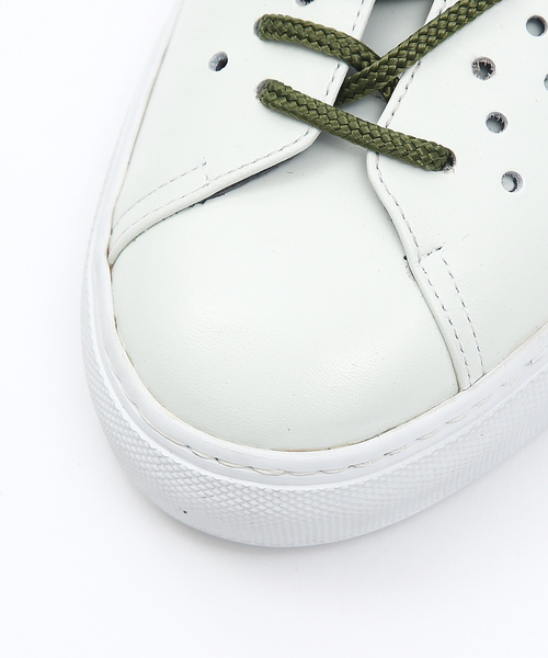 alfredoBANNISTER（アルフレッドバニスター）の「シューホールレザースニーカー（スニーカー・メンズ・ホワイト/ブラック/グレー・40/41/42/43）」の8枚目の写真