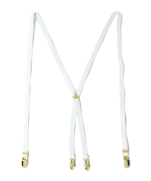 WEGO(ウィゴー)の「WEGO/細サスペンダー(サスペンダー・レディース・ホワイト/ブラック/ネイビー/ワイン・FREE)」の2枚目の写真