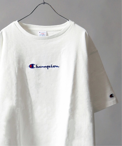 Champion(チャンピオン)の「CHAMPION / チャンピオン × 417 別注 30/3 JERSEY ショートスリーブ TEE(Tシャツ/カットソー・メンズ・ホワイト/ブラック/ピンク/イエロー/ブルー・SMALL/MEDIUM/LARGE/X-LARGE)」の2枚目の写真