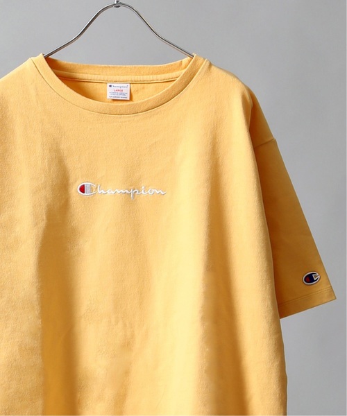 Champion(チャンピオン)の「CHAMPION / チャンピオン × 417 別注 30/3 JERSEY ショートスリーブ TEE(Tシャツ/カットソー・メンズ・ホワイト/ブラック/ピンク/イエロー/ブルー・SMALL/MEDIUM/LARGE/X-LARGE)」の4枚目の写真