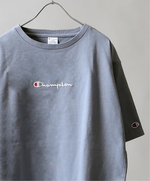 Champion(チャンピオン)の「CHAMPION / チャンピオン × 417 別注 30/3 JERSEY ショートスリーブ TEE(Tシャツ/カットソー・メンズ・ホワイト/ブラック/ピンク/イエロー/ブルー・SMALL/MEDIUM/LARGE/X-LARGE)」の3枚目の写真