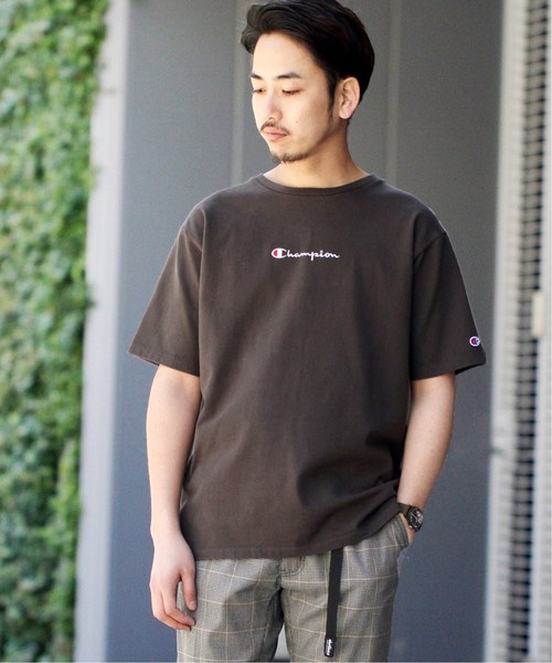 Champion(チャンピオン)の「CHAMPION / チャンピオン × 417 別注 30/3 JERSEY ショートスリーブ TEE(Tシャツ/カットソー・メンズ・ホワイト/ブラック/ピンク/イエロー/ブルー・SMALL/MEDIUM/LARGE/X-LARGE)」の7枚目の写真