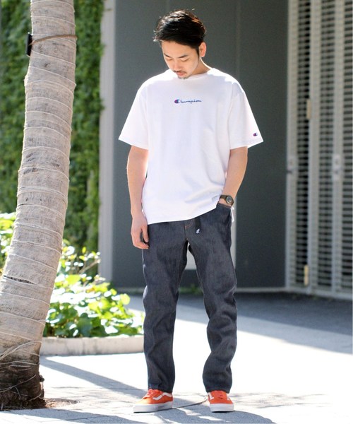 Champion(チャンピオン)の「CHAMPION / チャンピオン × 417 別注 30/3 JERSEY ショートスリーブ TEE(Tシャツ/カットソー・メンズ・ホワイト/ブラック/ピンク/イエロー/ブルー・SMALL/MEDIUM/LARGE/X-LARGE)」の11枚目の写真