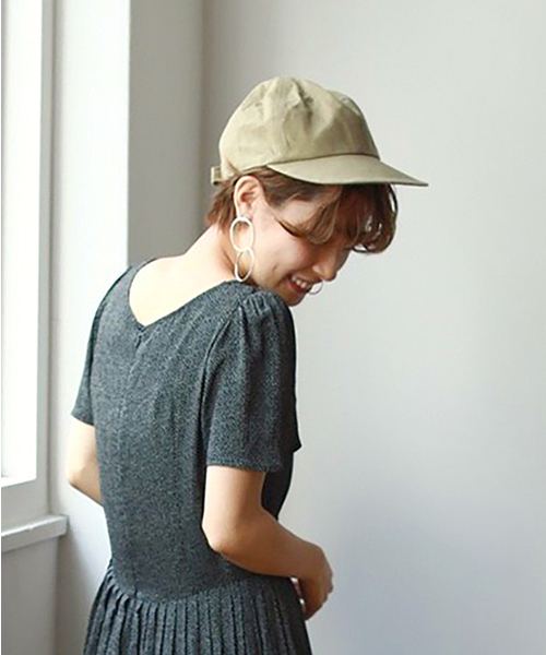 TODAYFUL（トゥデイフル）の「コットンパラフィンキャップ（キャップ・レディース・ライトグレー/ベージュ/キナリ・FREE）」の3枚目の写真