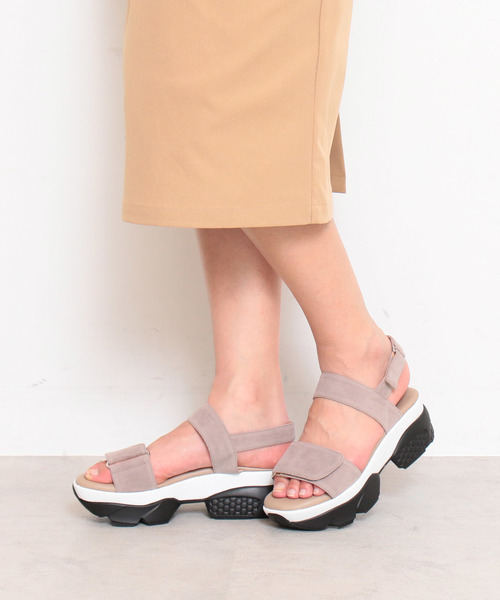 FREE'S MART（フリーズマート）の「◆コンフォートサンダル（サンダル・レディース・ブラック/グレー/ホワイト系その他・MEDIUM/LARGE）」の3枚目の写真