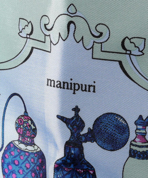 manipuri（マニプリ）の「【一部別注】＜manipuri（マニプリ）＞プリント バッグ L†◆（ショルダーバッグ・レディース・ライム/オレンジ/イエロー/ライトブルー・FREE）」の22枚目の写真