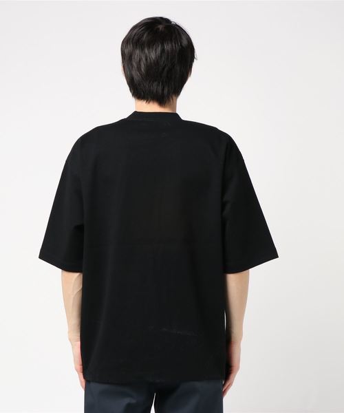 MAISON SPECIAL（メゾンスペシャル）の「“汚れを弾く” テックファブリックオーバーサイズクルーネックカットソー 【MAISON SPECIAL/メゾンスペシャル】（Tシャツ/カットソー・メンズ・ブラック/オフホワイト/サックスブルー/キャメル・44/46/48）」の9枚目の写真