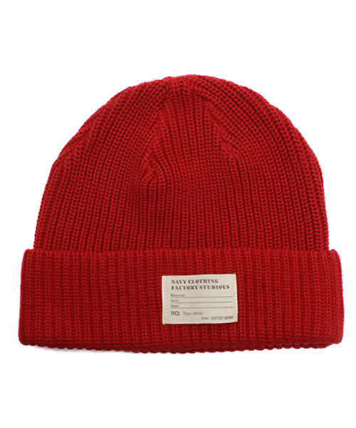 WEGO(ウィゴー)の「WEGO/コットンニットキャップ(ニットキャップ/ビーニー・メンズ・ブラック/杢グレー/サックスブルー/ネイビー/イエロー/ピンク/レッド・FREE)」の7枚目の写真