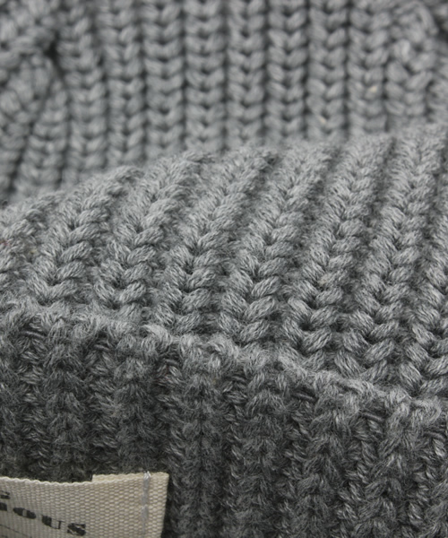 WEGO(ウィゴー)の「WEGO/コットンニットキャップ(ニットキャップ/ビーニー・メンズ・ブラック/杢グレー/サックスブルー/ネイビー/イエロー/ピンク/レッド・FREE)」の9枚目の写真