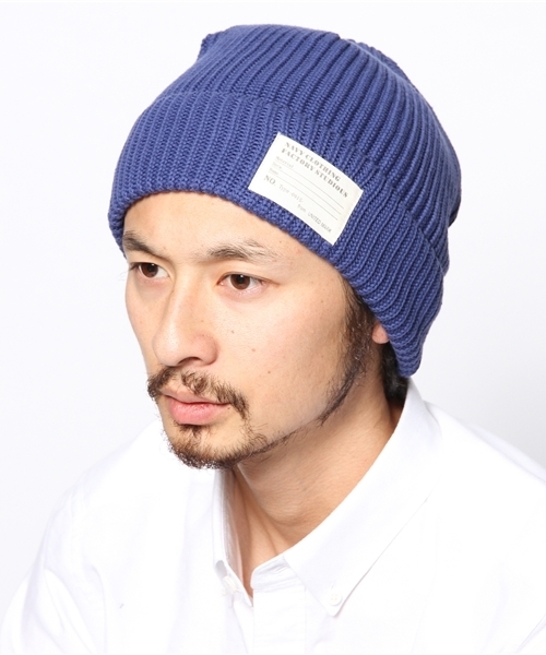 WEGO(ウィゴー)の「WEGO/コットンニットキャップ(ニットキャップ/ビーニー・メンズ・ブラック/杢グレー/サックスブルー/ネイビー/イエロー/ピンク/レッド・FREE)」の10枚目の写真