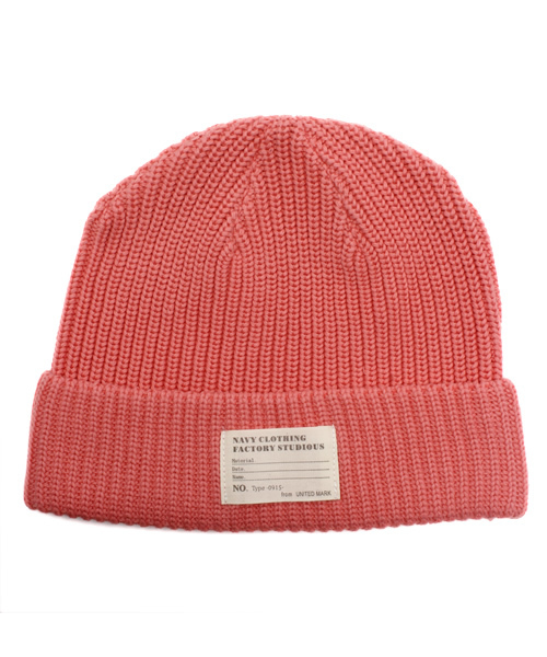 WEGO(ウィゴー)の「WEGO/コットンニットキャップ(ニットキャップ/ビーニー・メンズ・ブラック/杢グレー/サックスブルー/ネイビー/イエロー/ピンク/レッド・FREE)」の13枚目の写真